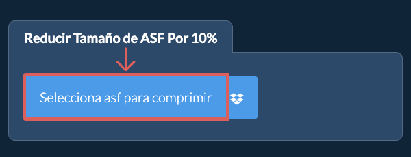 Reducir Tamaño de asf Por 10%