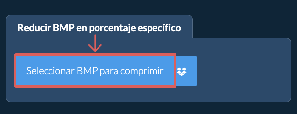 Reducir el tamaño de BMP en un porcentaje específico