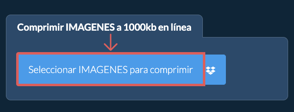 Comprimir IMAGENES a 1000kb en línea