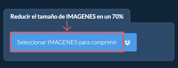 Reducir el tamaño de IMAGENES en un 70%