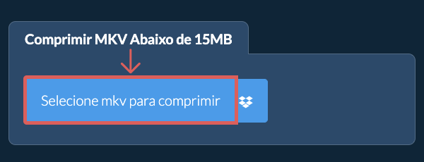 Comprimir mkv Abaixo de 15MB
