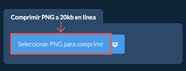 Comprimir PNG a 20kb en línea