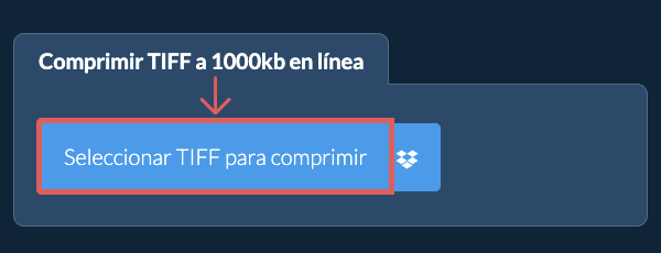 Comprimir TIFF a 1000kb en línea