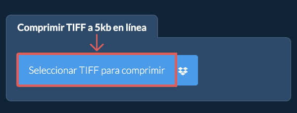 Comprimir TIFF a 5kb en línea