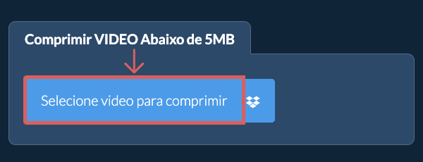 Comprimir video Abaixo de 5MB