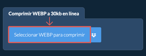 Comprimir WEBP a 30kb en línea