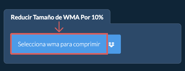 Reducir Tamaño de wma Por 10%