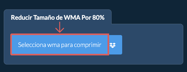 Reducir Tamaño de wma Por 80%