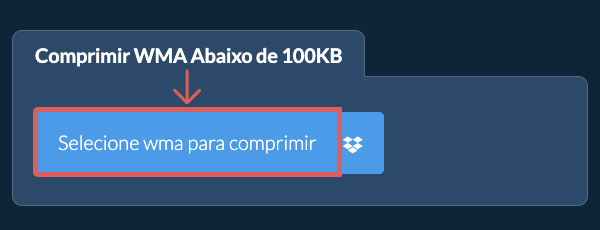 Comprimir wma Abaixo de 100KB