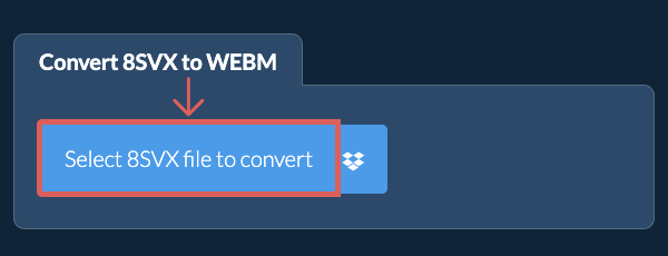 Convert 8SVX to WEBM
