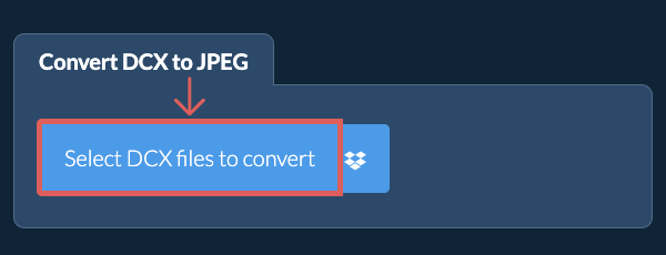Convert DCX to JPEG