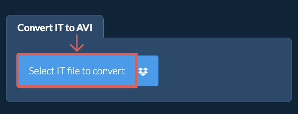 Convert IT to AVI