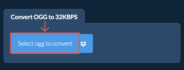 Convert ogg to 32kbps