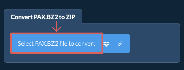 Convert PAX.BZ2 to ZIP