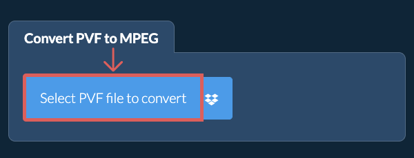 Convert PVF to MPEG