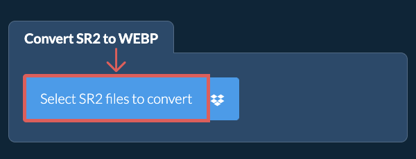 Convert SR2 to WEBP