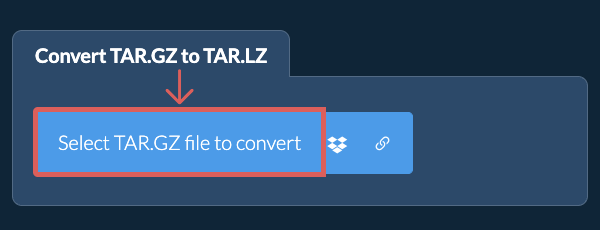 Convert TAR.GZ to TAR.LZ