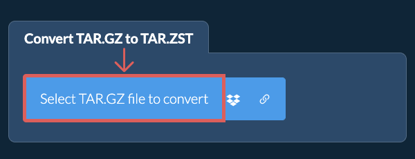 Convert TAR.GZ to TAR.ZST