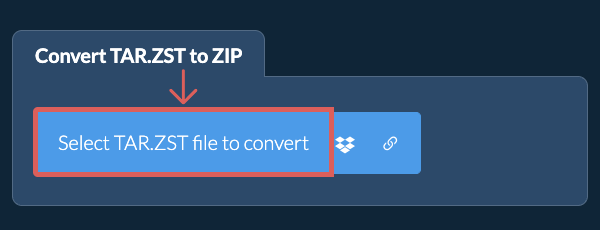 Convert TAR.ZST to ZIP