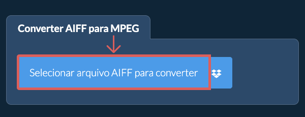 Converter AIFF para MPEG