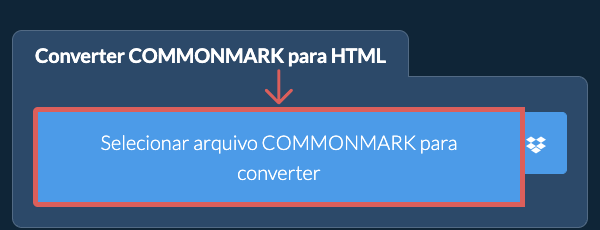 Converter COMMONMARK para HTML