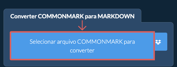 Converter COMMONMARK para MARKDOWN