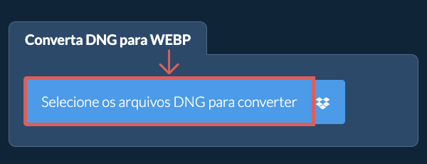 Converta DNG para WEBP