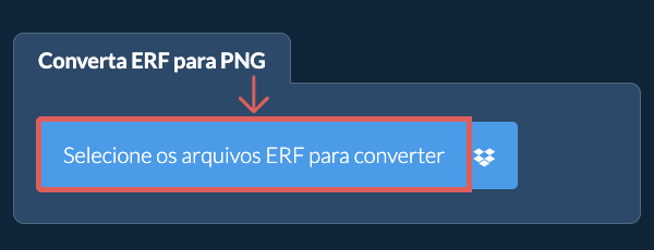 Converta ERF para PNG