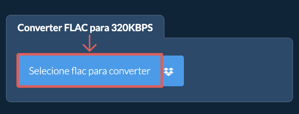 Converter flac para 320kbps