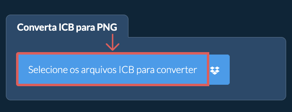 Converta ICB para PNG