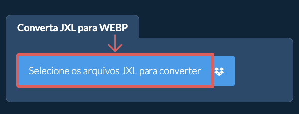Converta JXL para WEBP