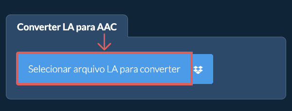 Converter LA para AAC