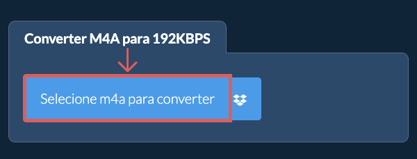 Converter m4a para 192kbps