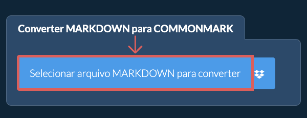 Converter MARKDOWN para COMMONMARK