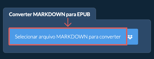 Converter MARKDOWN para EPUB