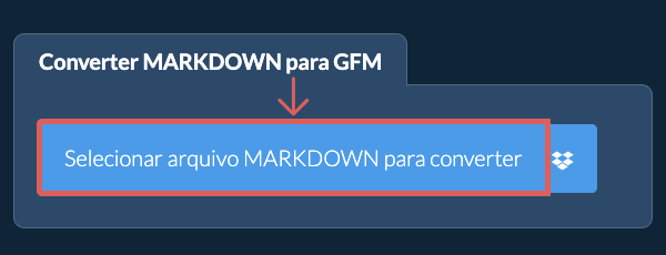Converter MARKDOWN para GFM