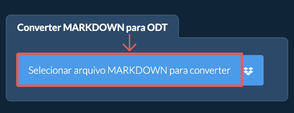 Converter MARKDOWN para ODT