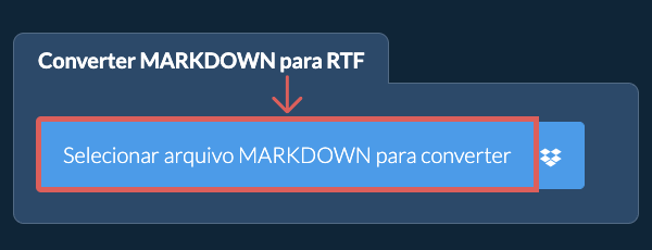 Converter MARKDOWN para RTF