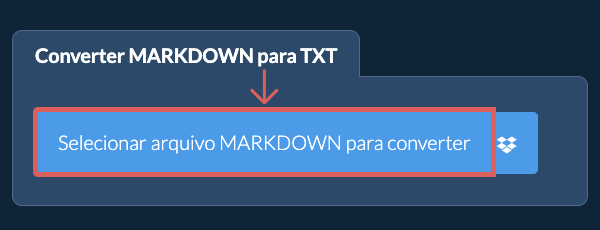 Converter MARKDOWN para TXT