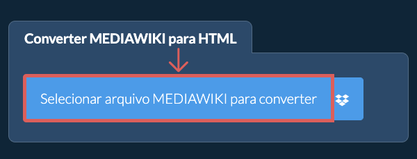 Converter MEDIAWIKI para HTML