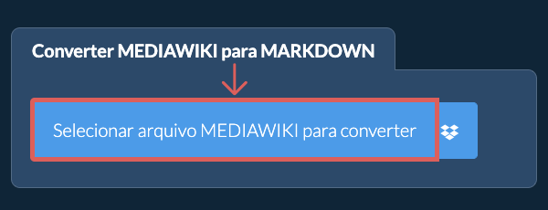Converter MEDIAWIKI para MARKDOWN