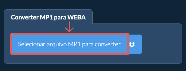 Converter MP1 para WEBA