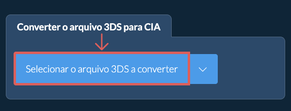 Converter o arquivo 3DS para CIA