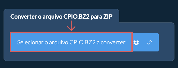 Converter o arquivo CPIO.BZ2 para ZIP