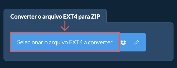 Converter o arquivo EXT4 para ZIP
