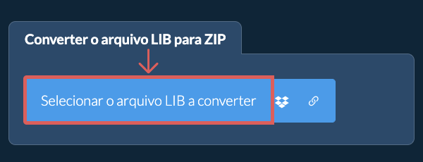 Converter o arquivo LIB para ZIP