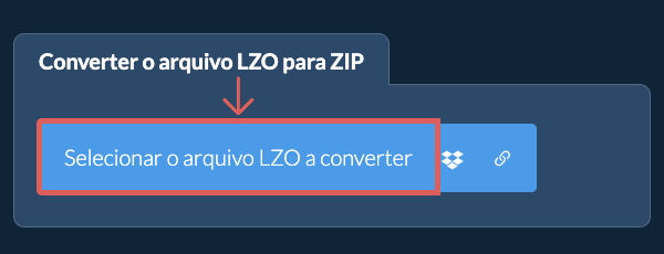 Converter o arquivo LZO para ZIP