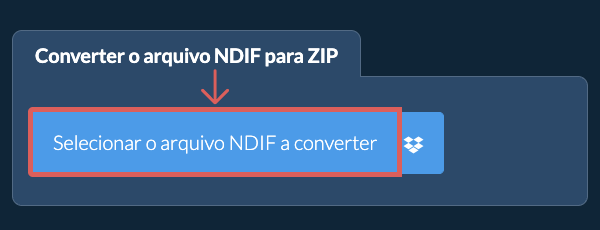 Converter o arquivo NDIF para ZIP