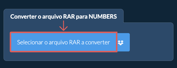 Converter o arquivo RAR para NUMBERS
