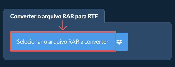 Converter o arquivo RAR para RTF
